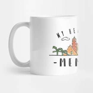 Memphis, USA City Skyline Mug